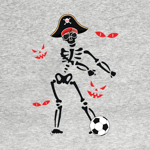 'Flossing Pirate Soccer Ball' Awesome Pirate Gift by ourwackyhome